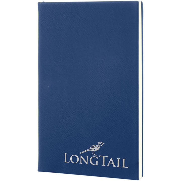 Custom Engraved Leatherette Journal with Lined Paper