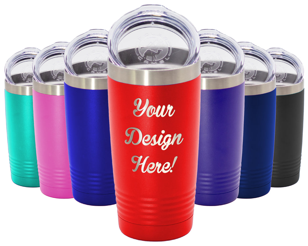 Groomsmen Tumbler 30 ounce made of Stainless Steel Personalized Custom  Engraved with a Clear Lid - Choices of Color, Design, Name & Title