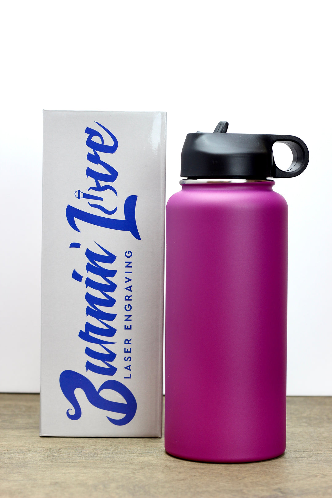 I Love Purple Water Bottle